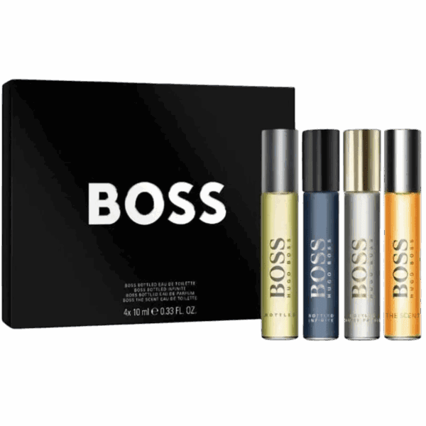 Hugo Boss Men 4 x 10ml Spray Miniature Gift Set