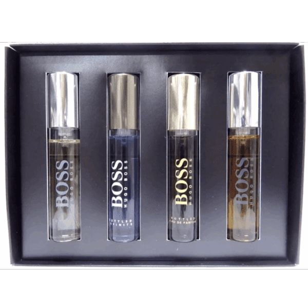 Hugo Boss Men 4 x 10ml Spray Miniature Gift Set - Image 2