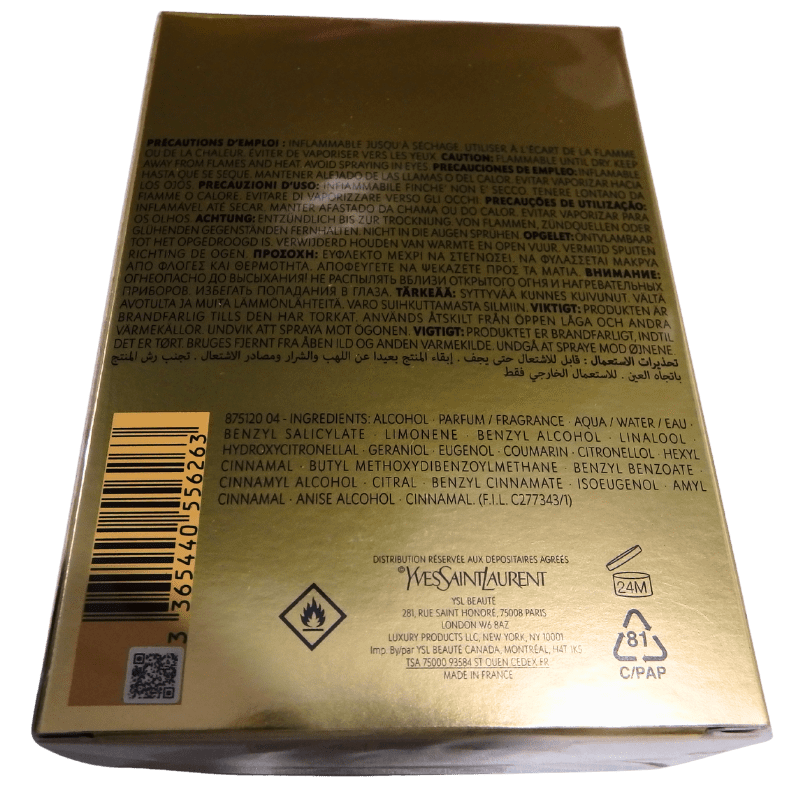 Yves Saint Laurent - Opium 90ml Eau De Parfum (Discontinued) - Image 3