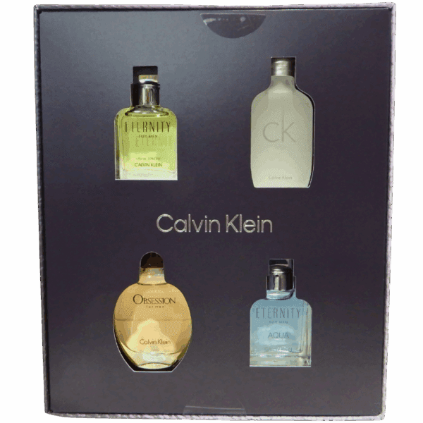 Calvin Klein Mens Miniature Perfume 4 x 15ml Gift Set