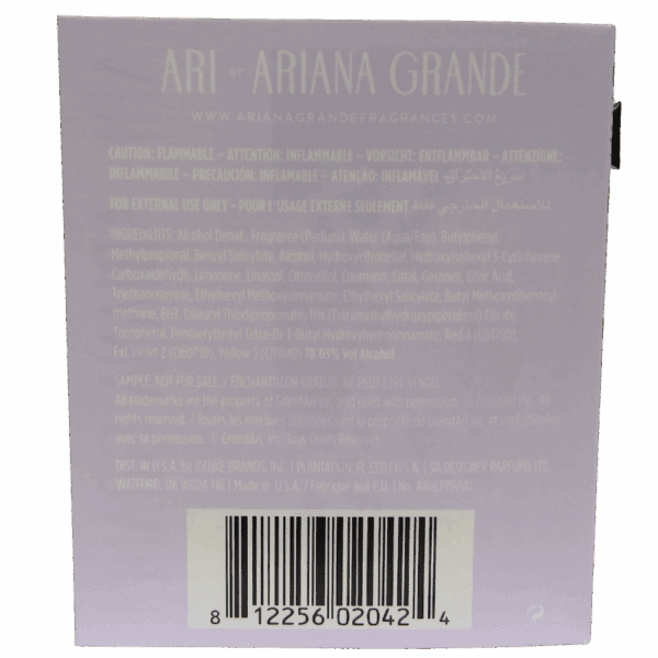 Ariana Grande Ari 3 x 15ml Eau De Parfum SplashSmall Vials - Image 4