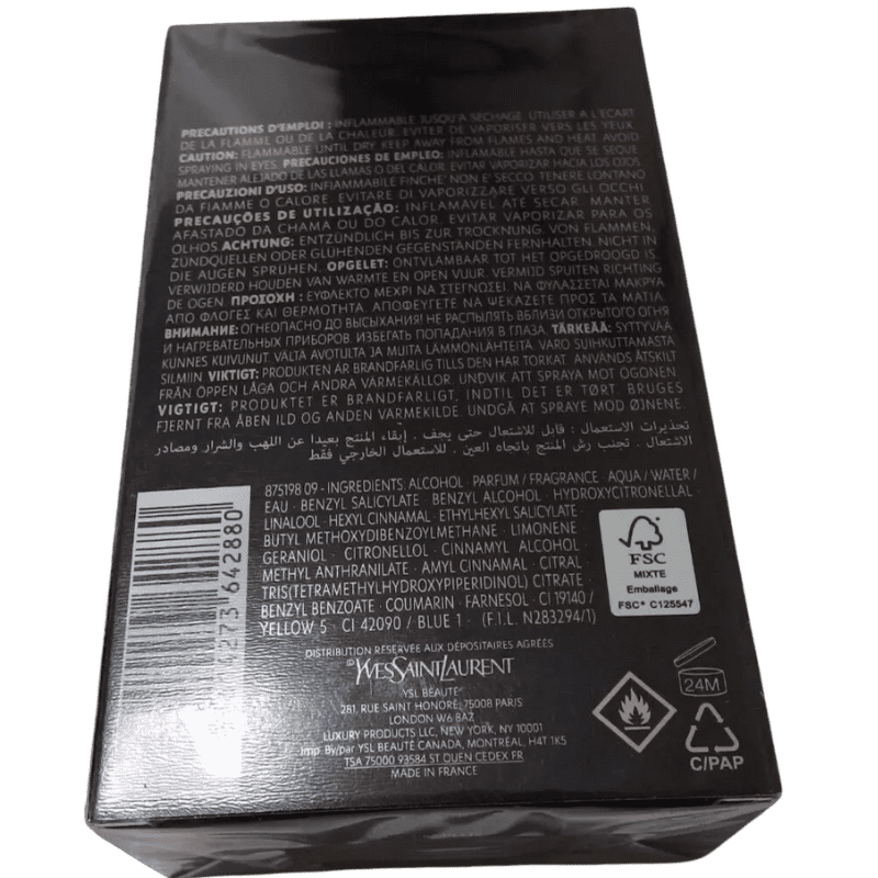 Yves Saint Laurent Black Opium Illicit Green 75ml Eau De Parfum - Image 3